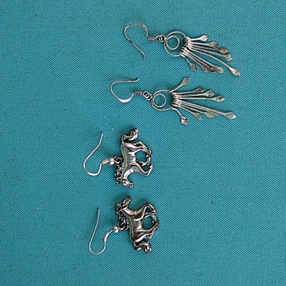 Earrings pierced 2 pair